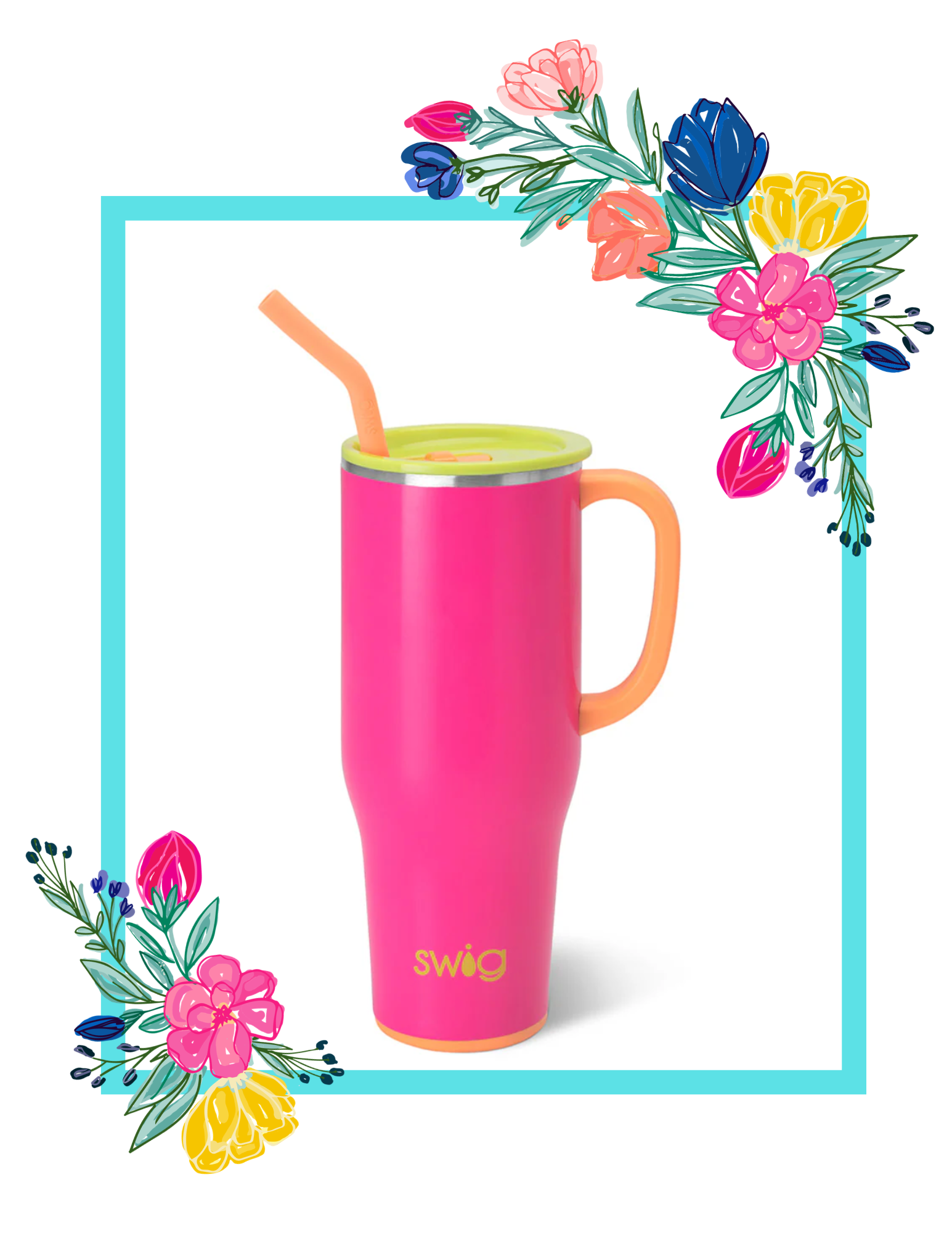 Swig LIfe Mega Mug (40oz)- Tutti Frutti