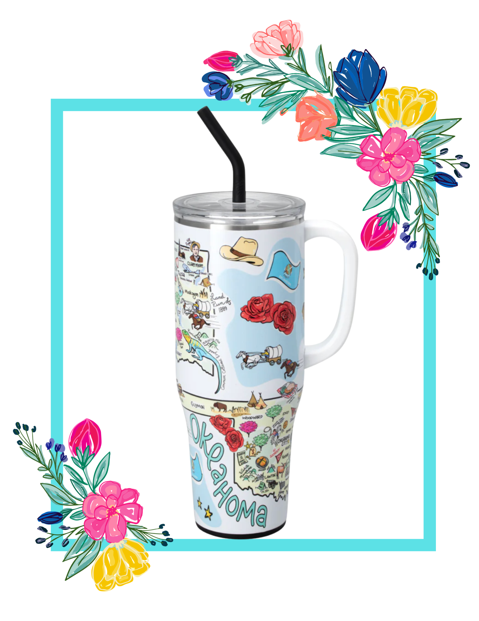 Swig Life 40oz Mega Mug - Oklahoma