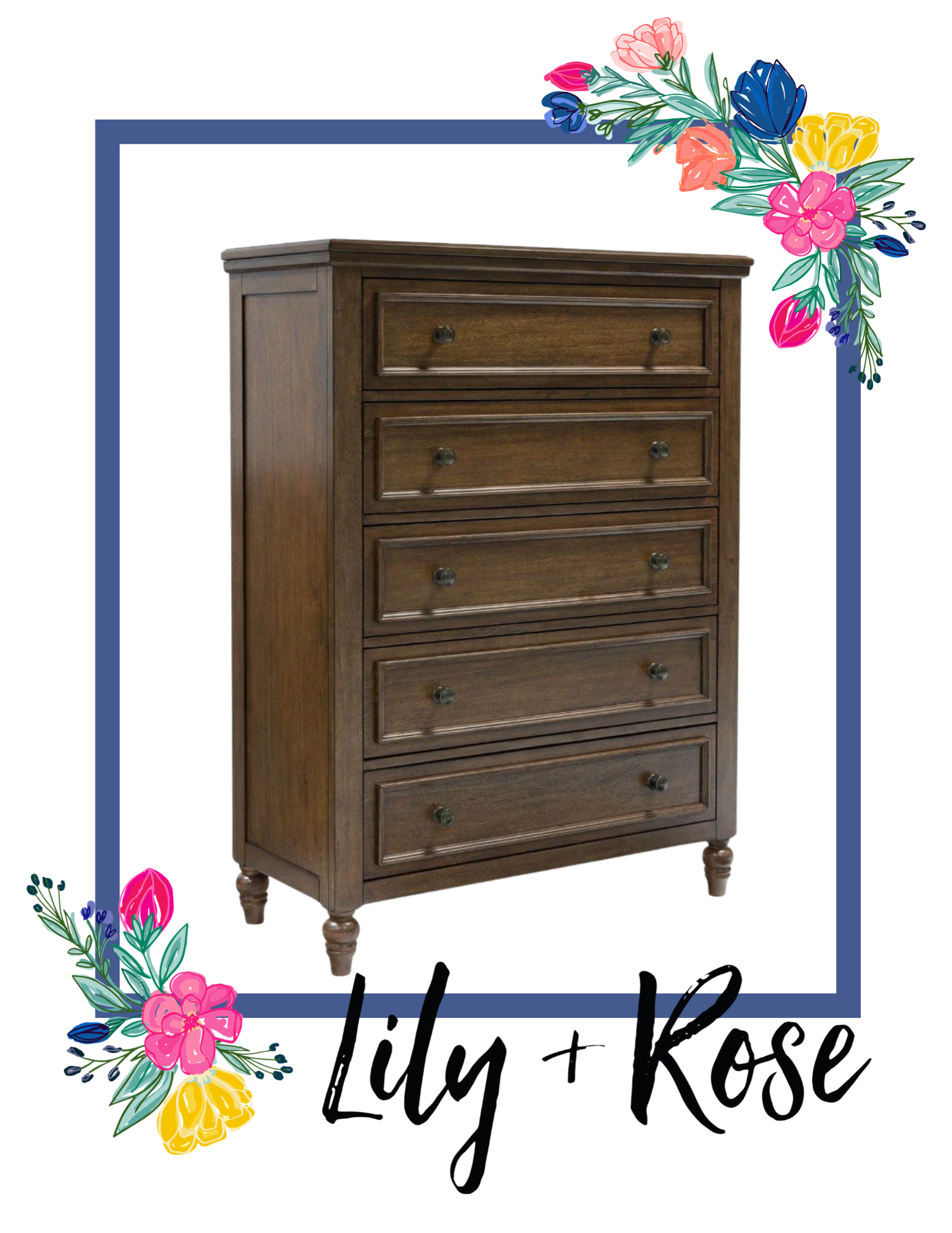 Sturlayne Five Drawer Chest
