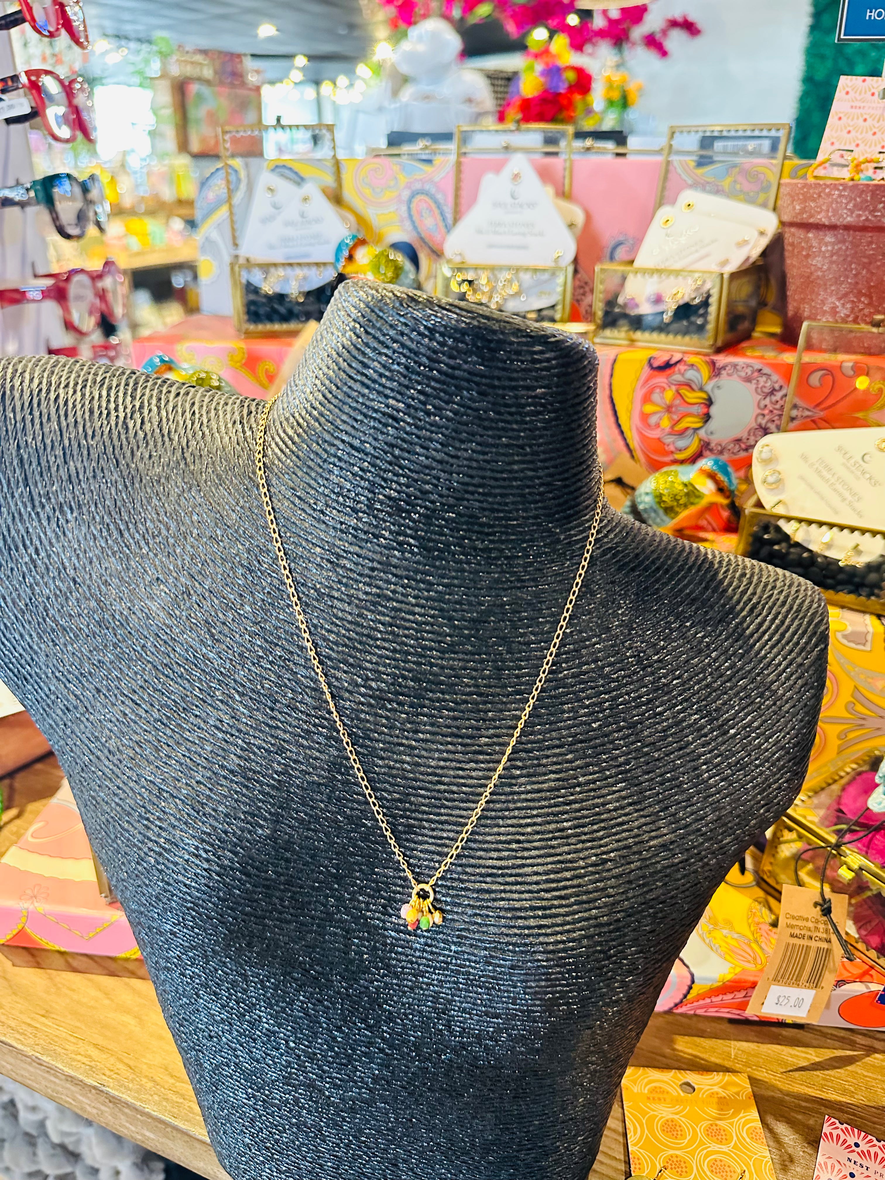 Gold Planted Necklace