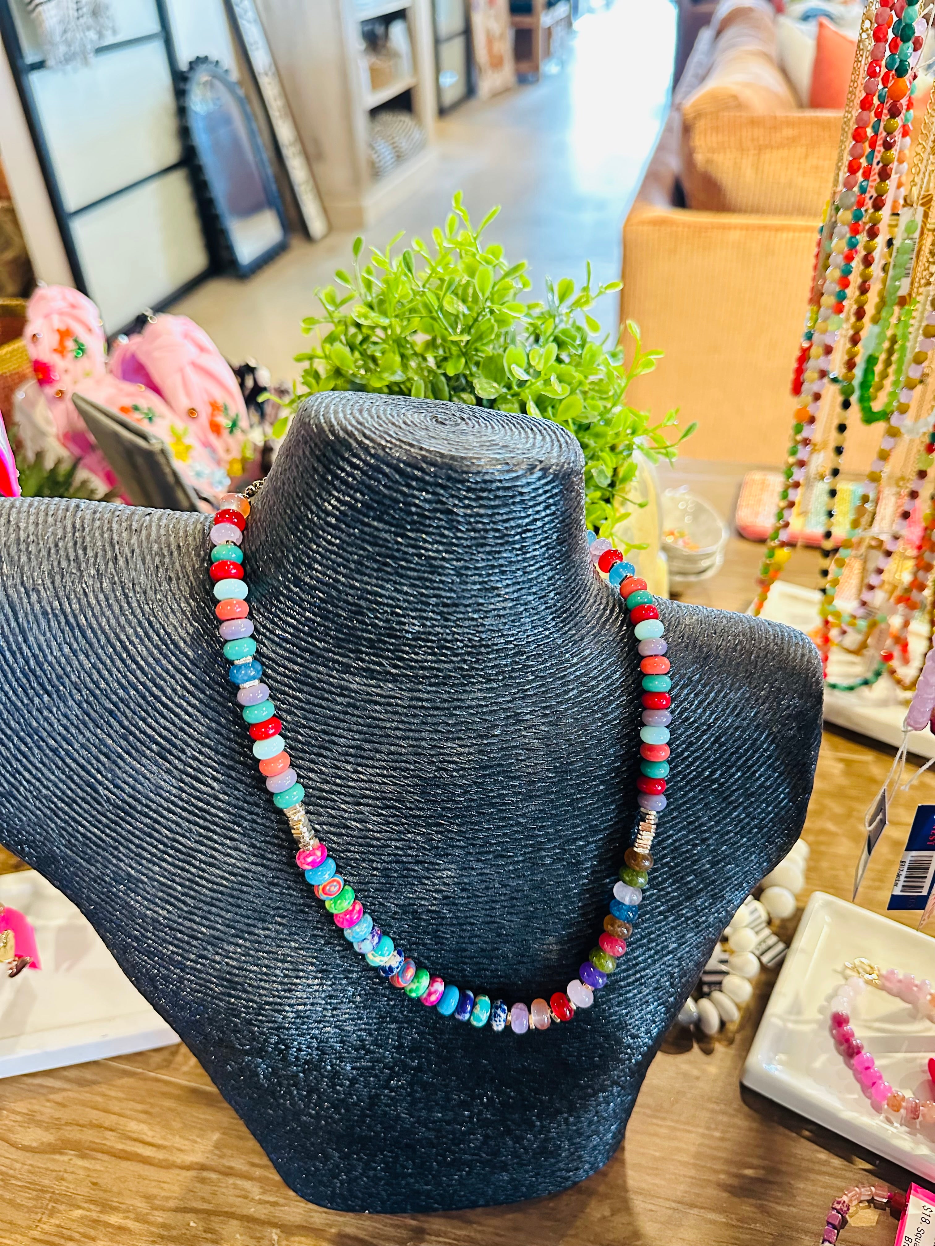 Bright Beaded Necklace