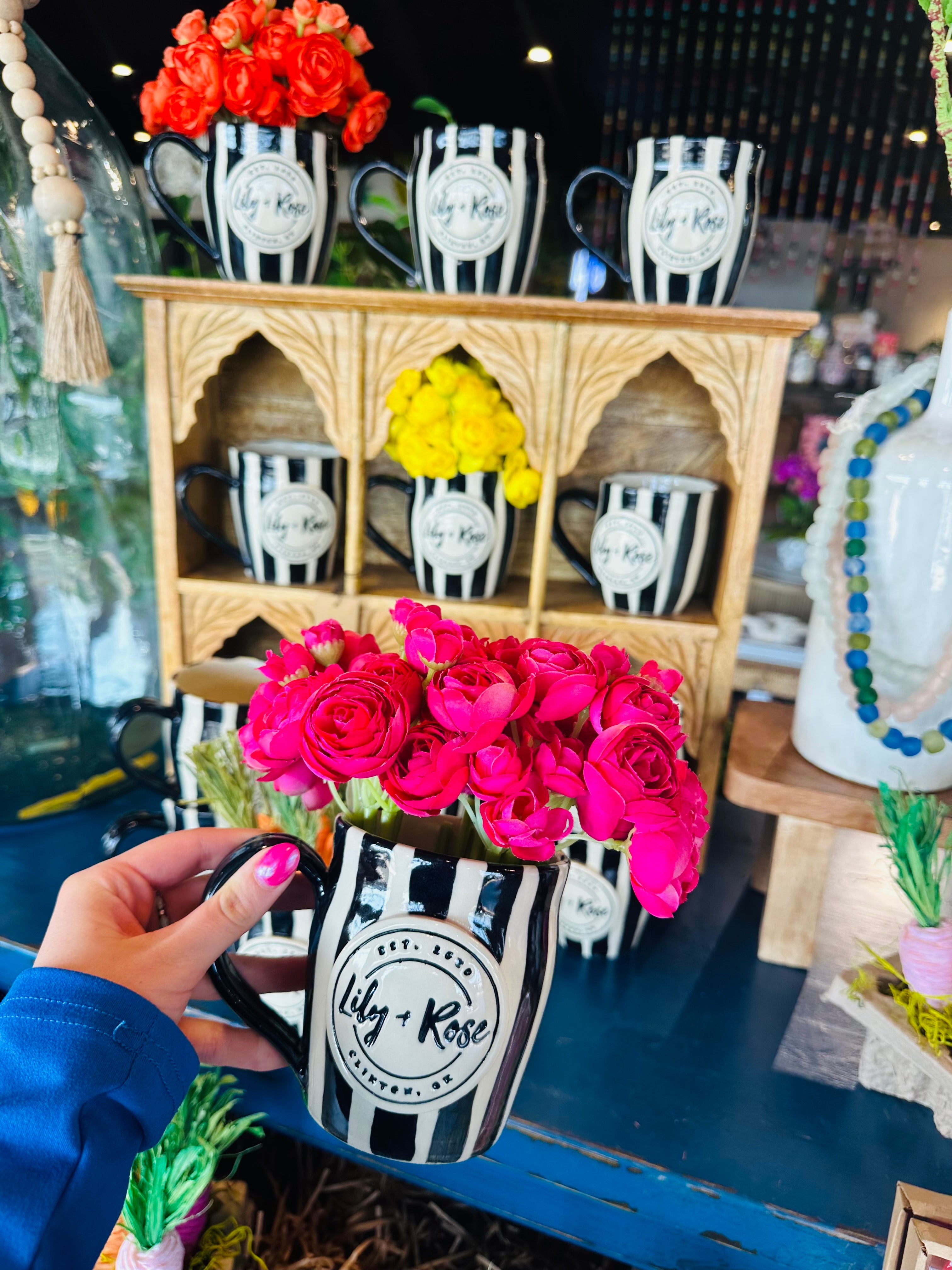 Striped L+R Mug