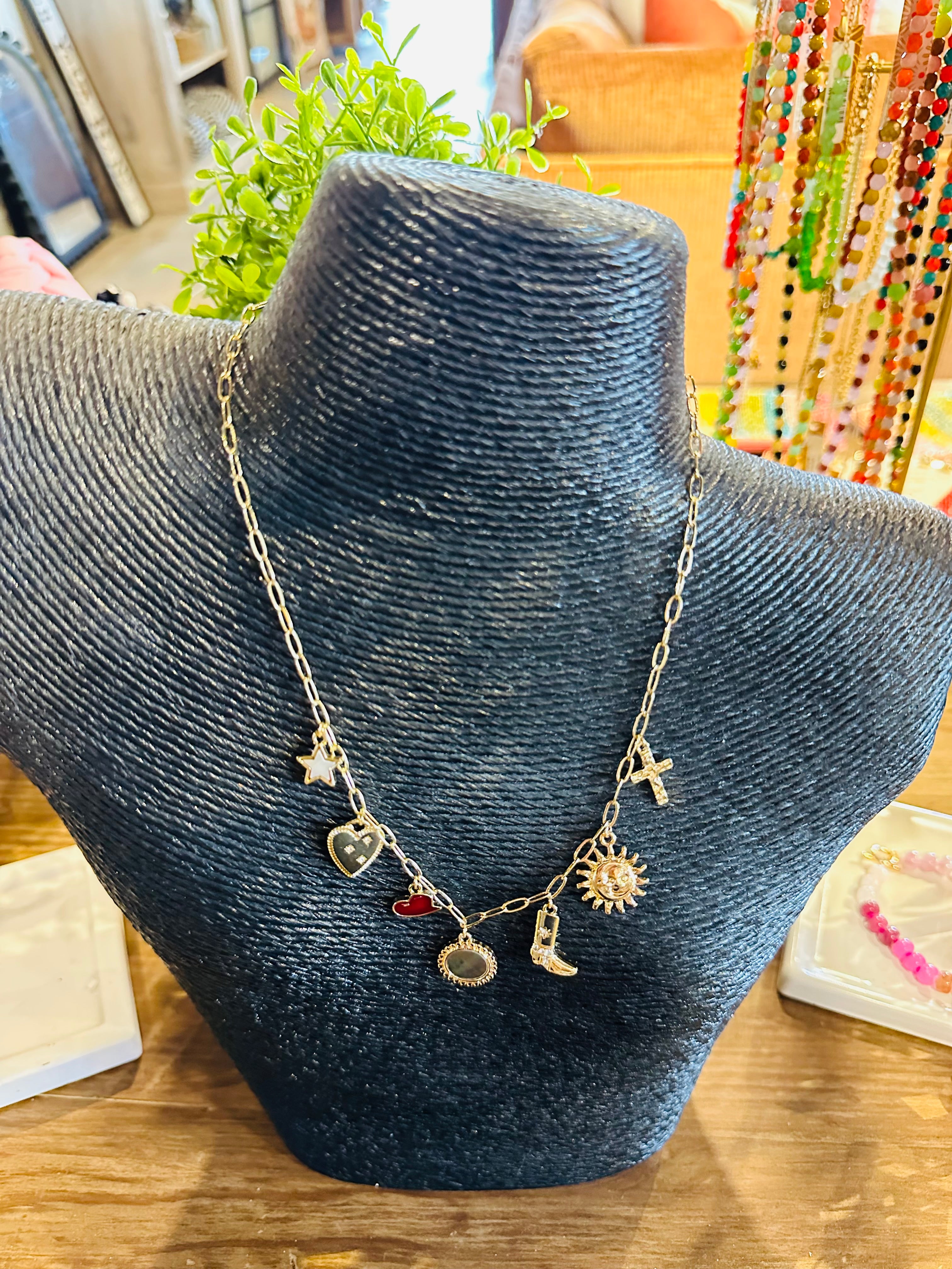 Cross Charm Necklace