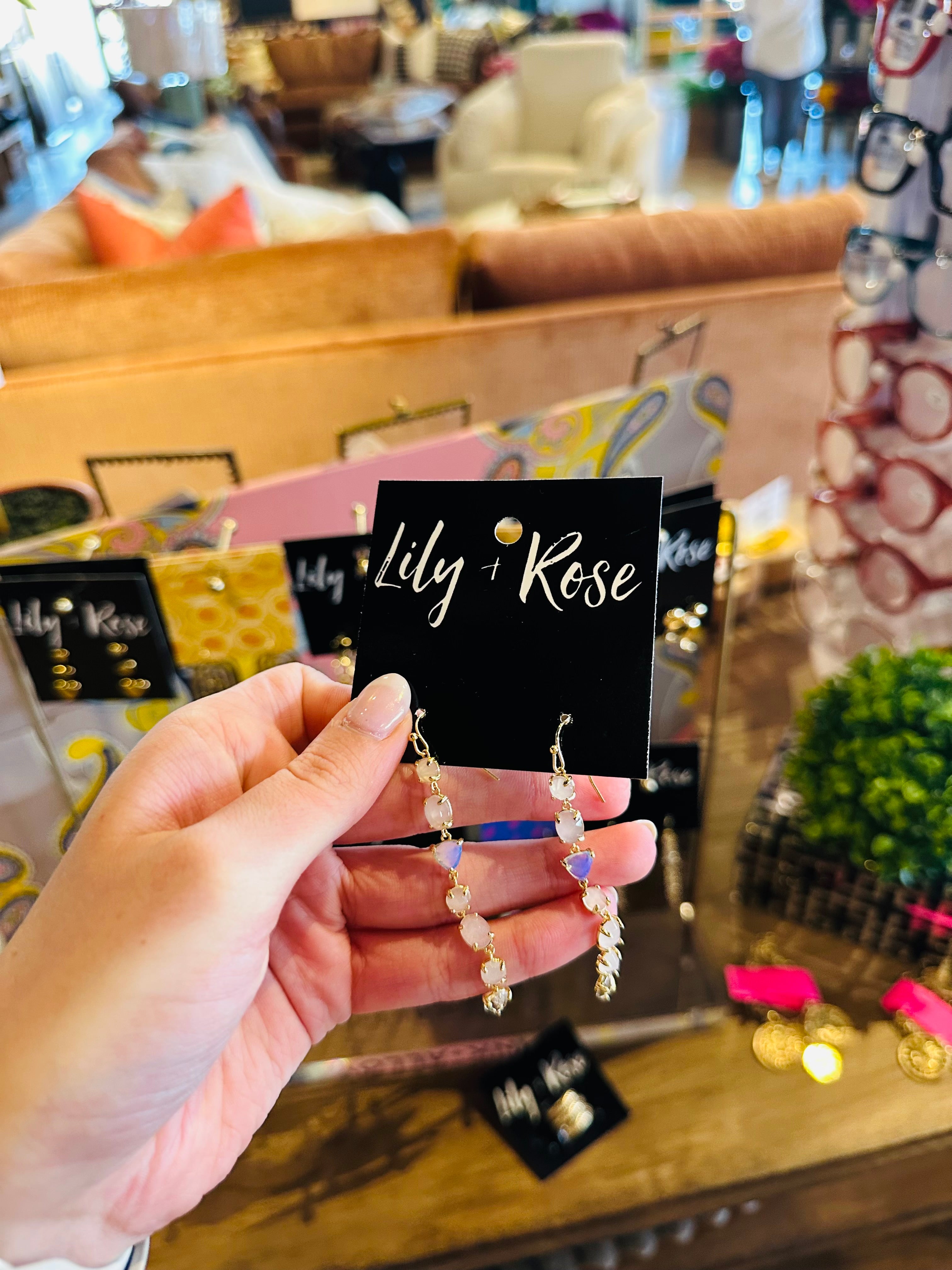 Shiny Link Chain Earrings