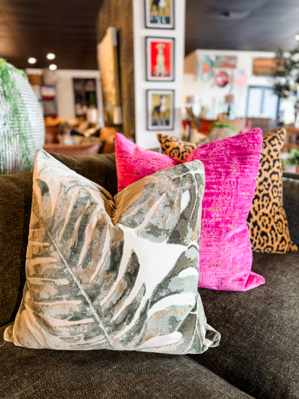 DVK Moonstruck Pillow- Fuschia