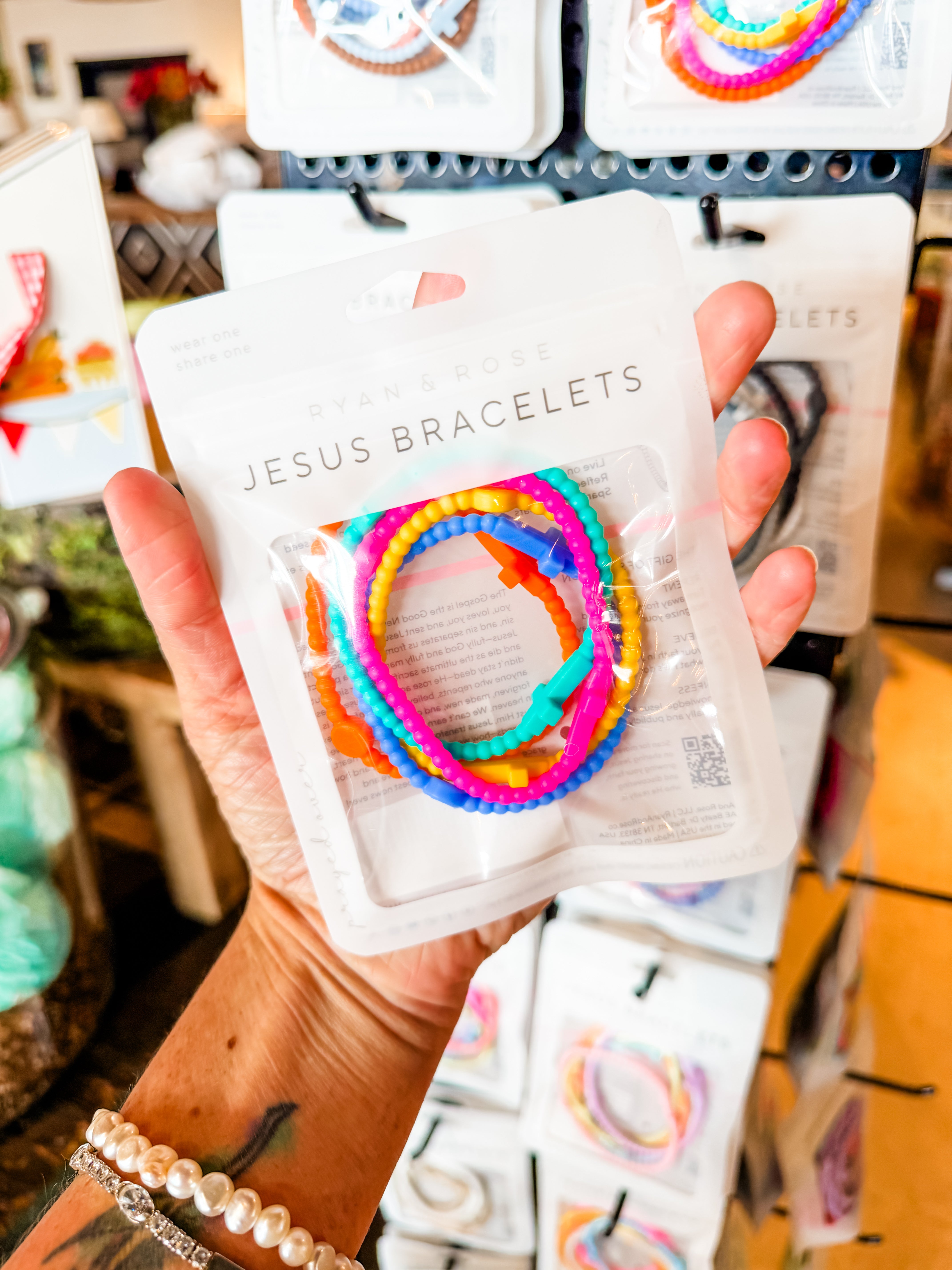 Jesus Bracelets - 5 Pack: Neon, Small