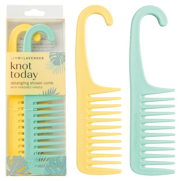 Yellow/blue Detangling Comb
