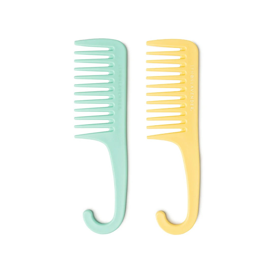 Yellow/blue Detangling Comb