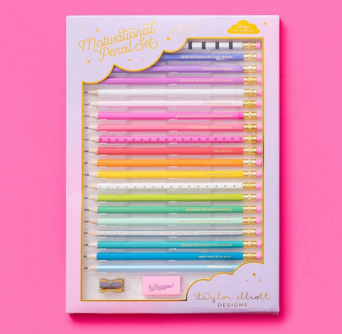 Motivational Pencil Set