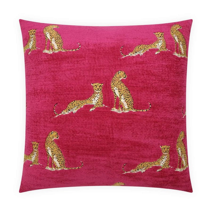 DVK Little Iris Fuchsia Pillow