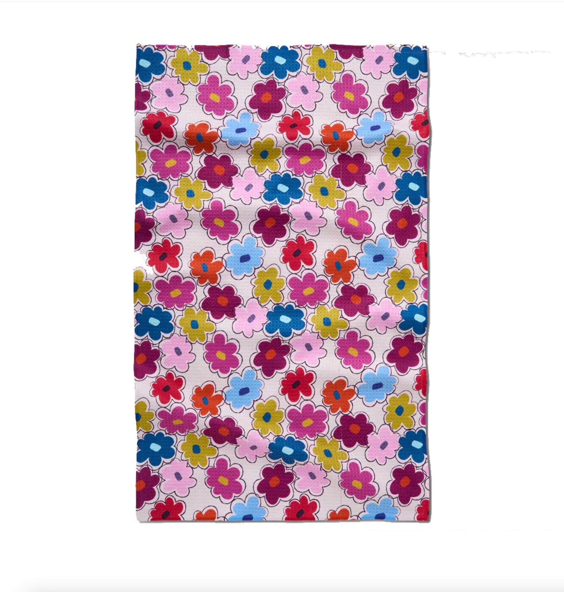 Flower Fling Geometry Towel