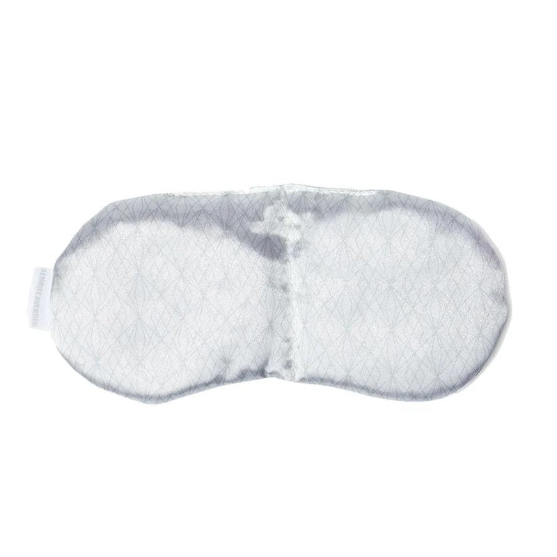 Silver weighted eye mask