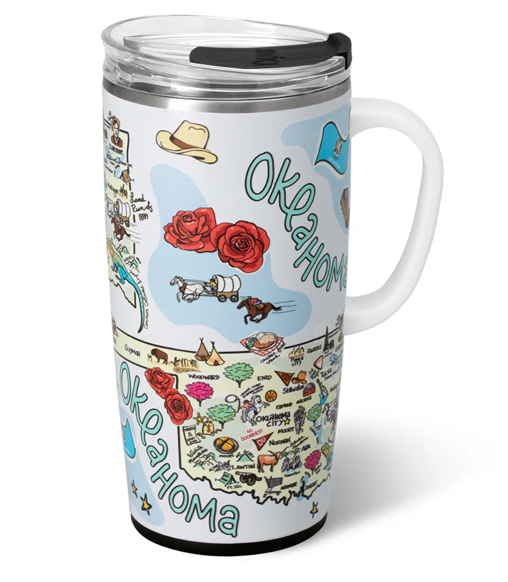 Swig Life Insulated Travel Mug - Oklahoma