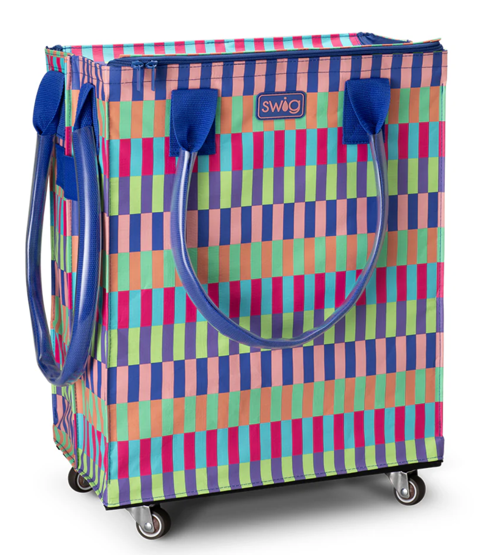 Brite Stripe Mega Tote Bag