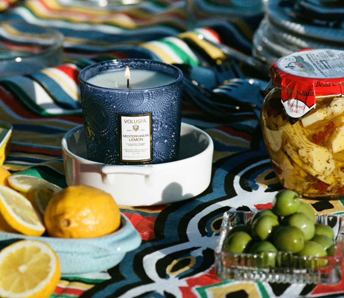 Voluspa Mediterranean Lemon- Classic Candle (9oz)
