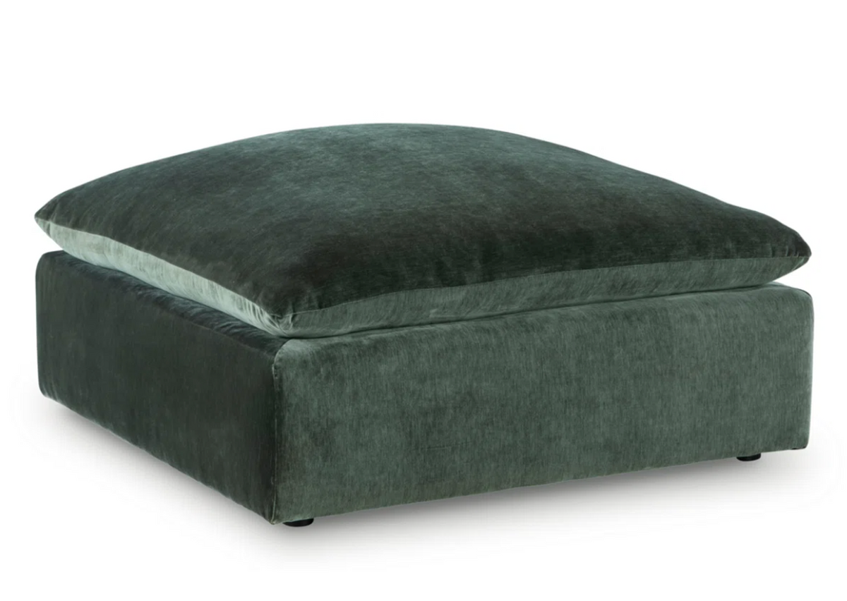 Carriage View Oversized Accent Ottoman