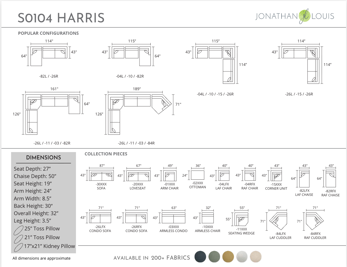 Harris Sectional