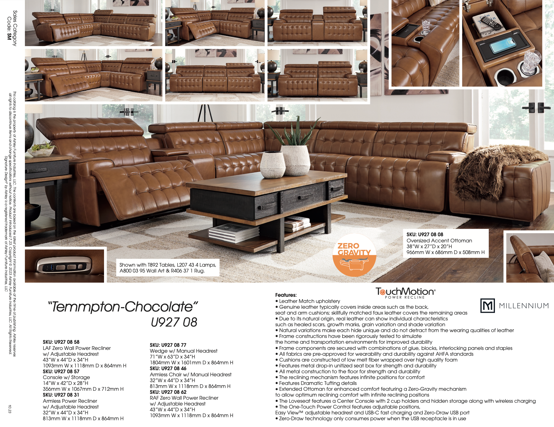 Temmpton Power Reclining Sectional