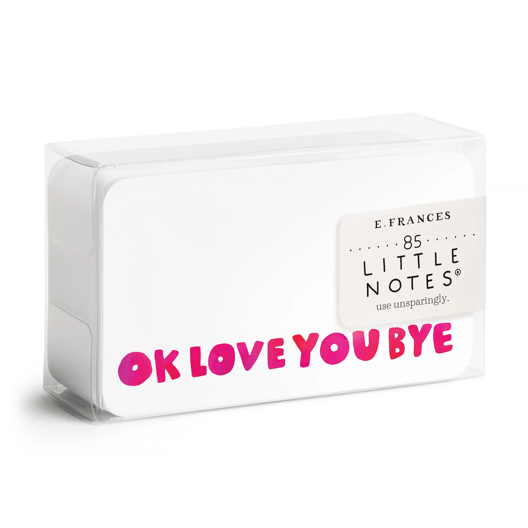 OK Love You Bye Little Notes