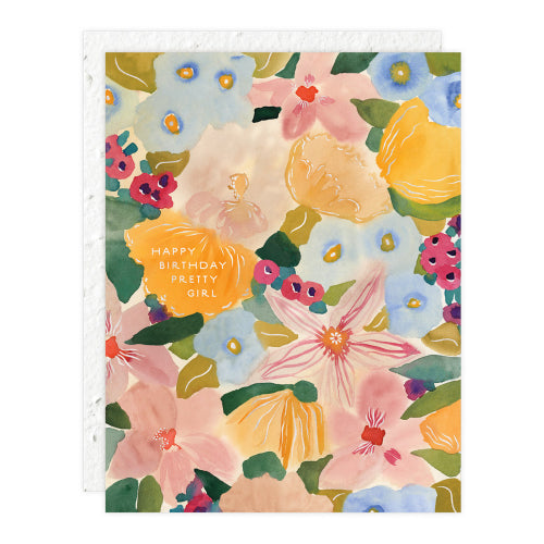 Pretty Girl Seedling Cards
