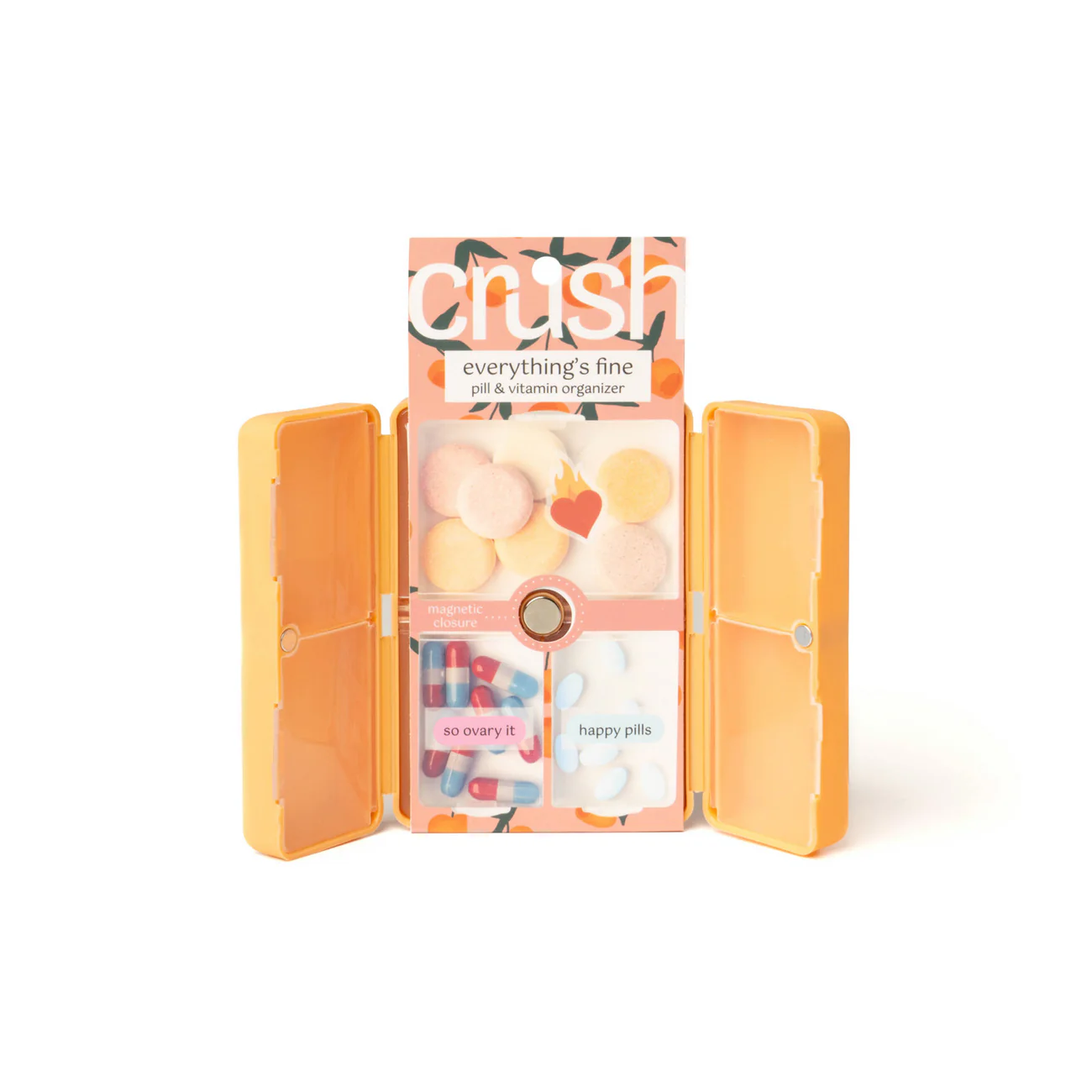 Pill & Vitamin Organizer - Peach