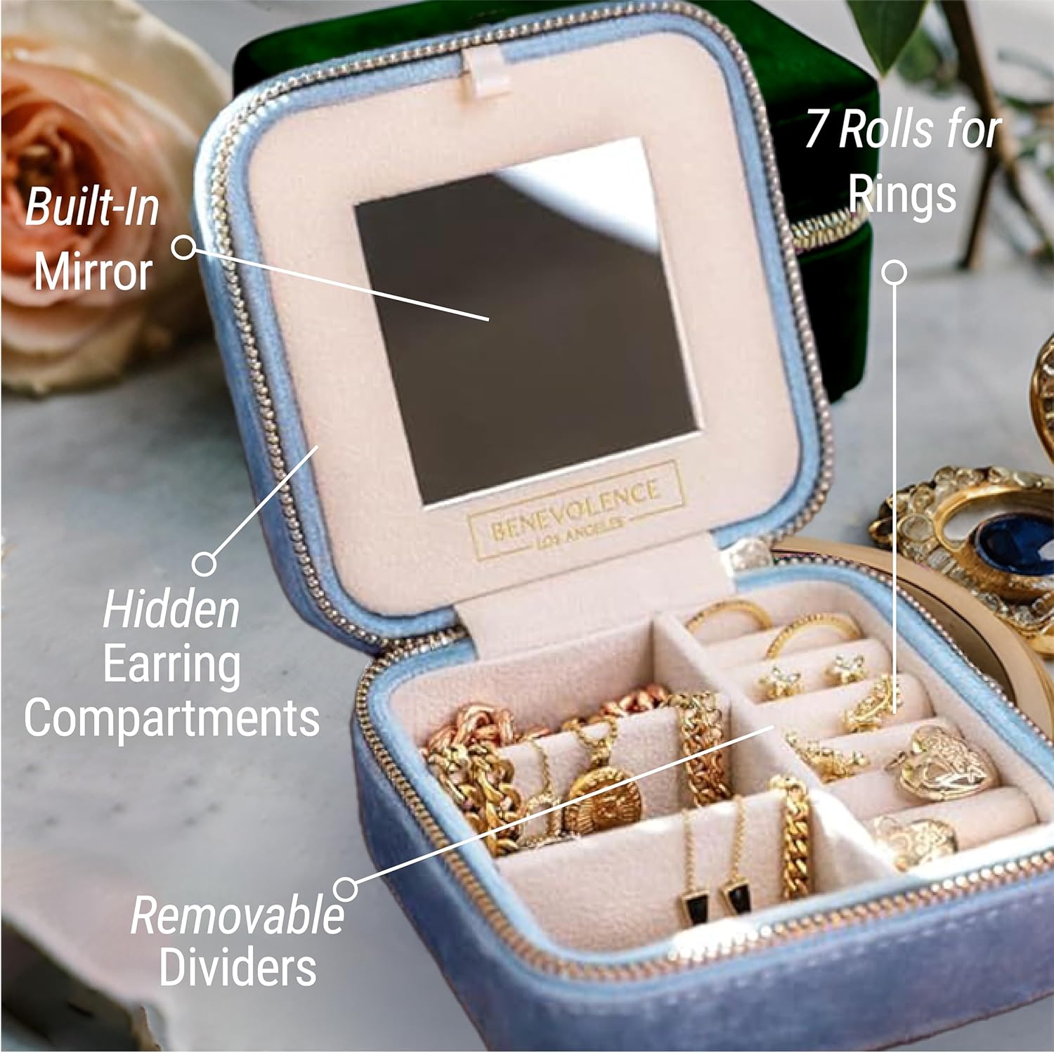 Periwinkle Blue Jewelry Box