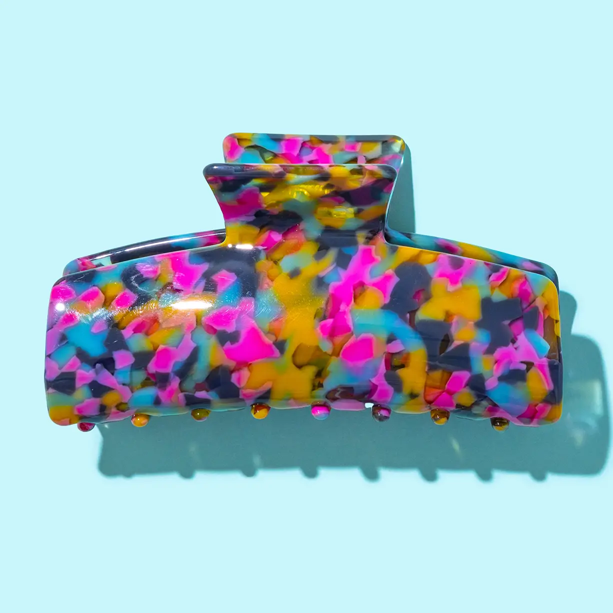 Colorful Tortoise Claw Clip