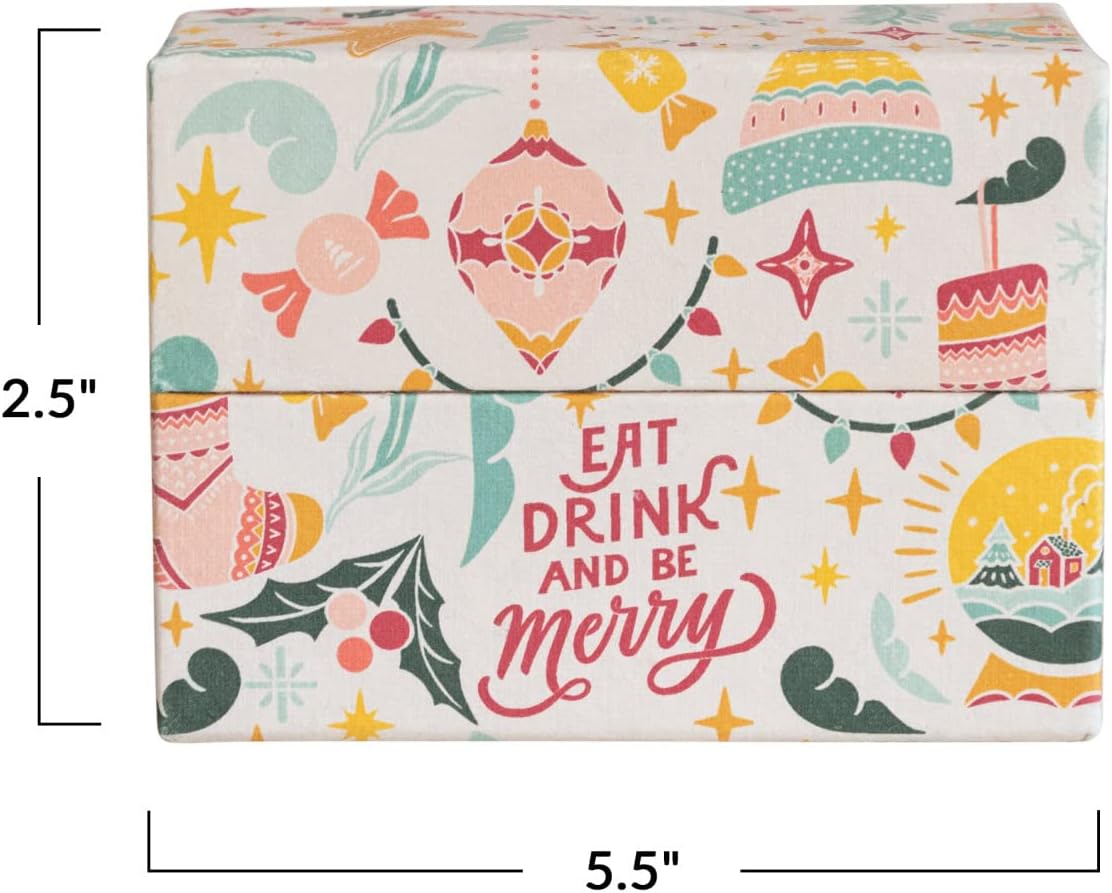 Eat, Drink, & Be Merry Recipe Box