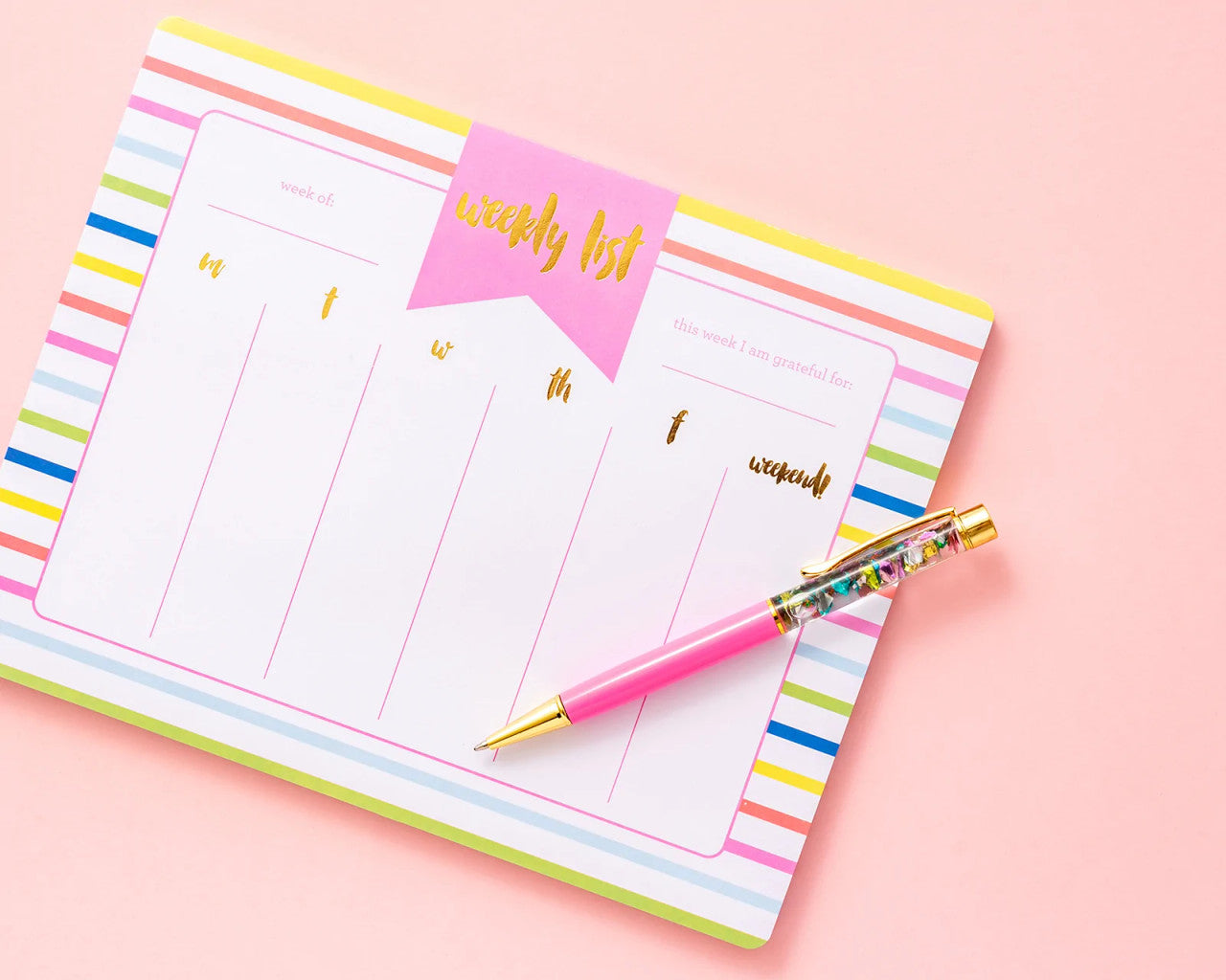 Weekly Planner List