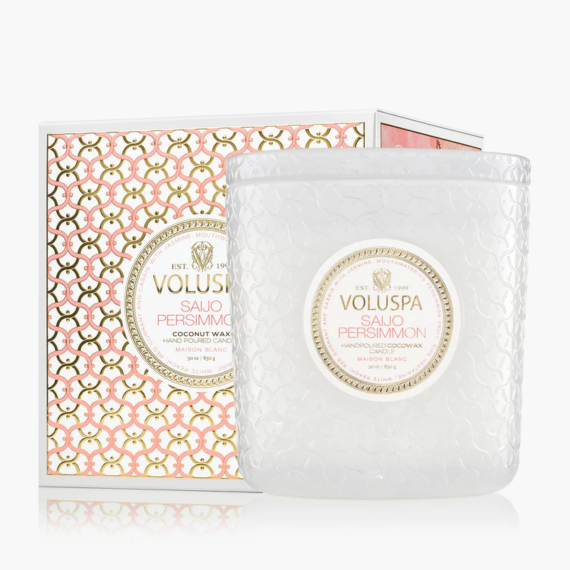 Saijo Persimmon 30 oz. Boxed Luxe Candle