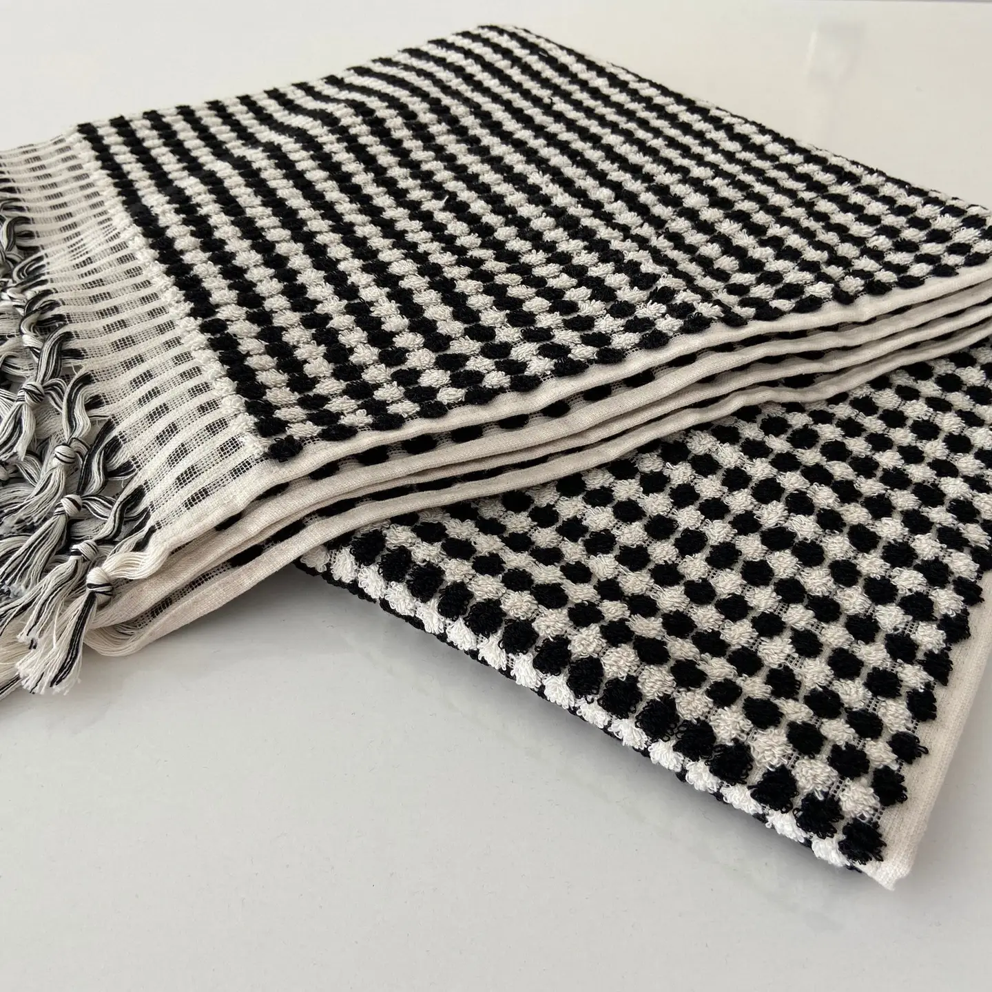 Black Soft Thick Bath Towel