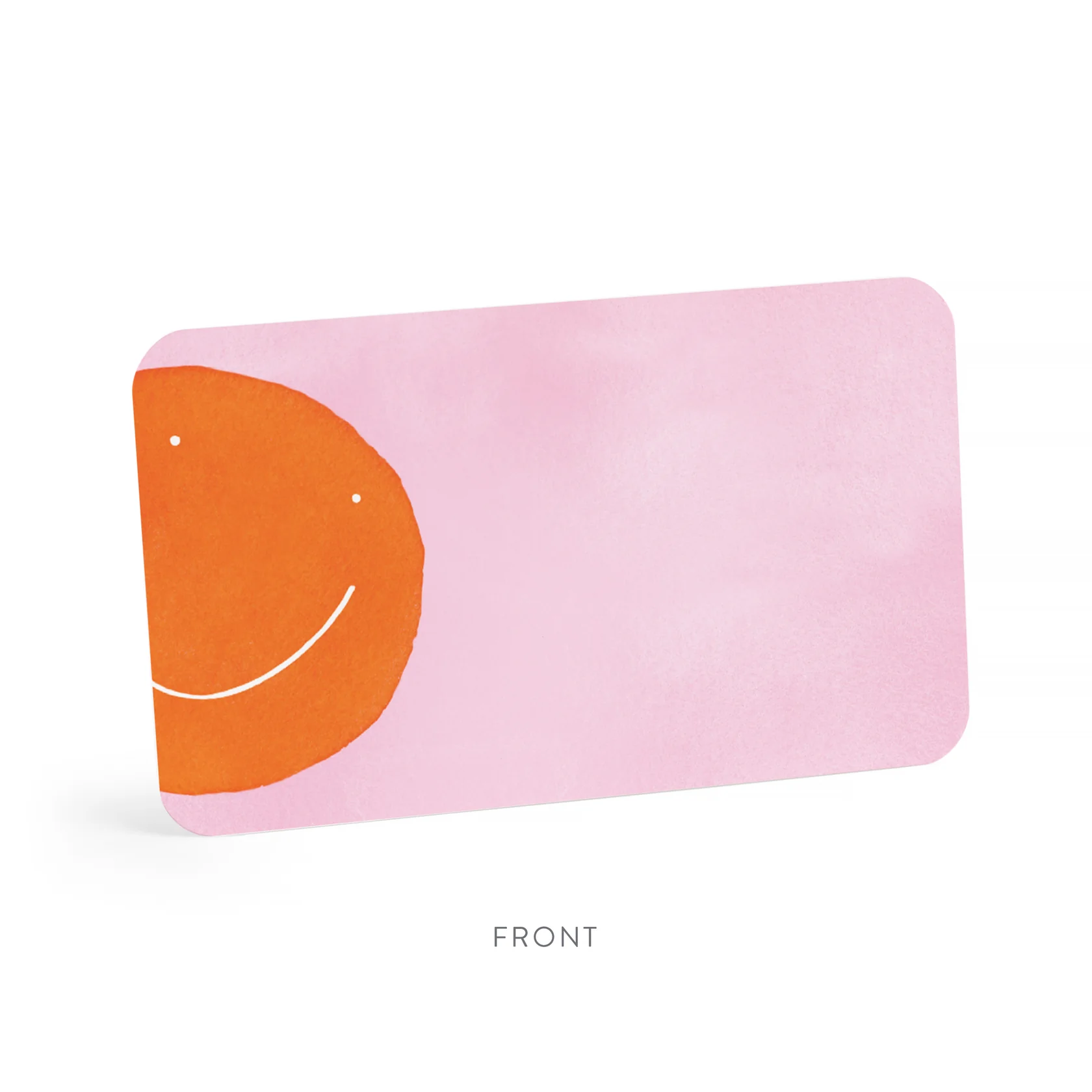Orange Smiley Little Notes