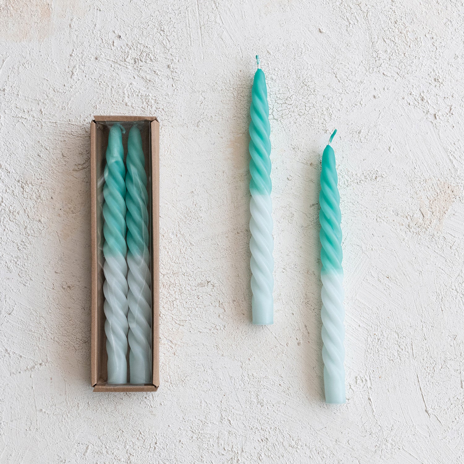 Twisted Tapers-blue\white