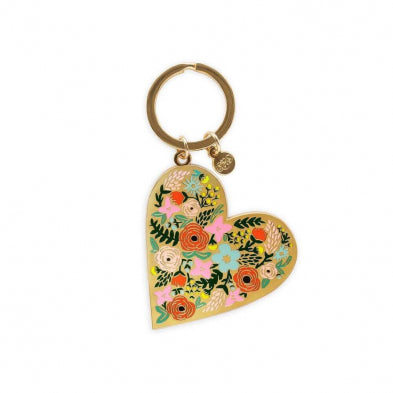 Rifle Paper Co. Heart Keychain