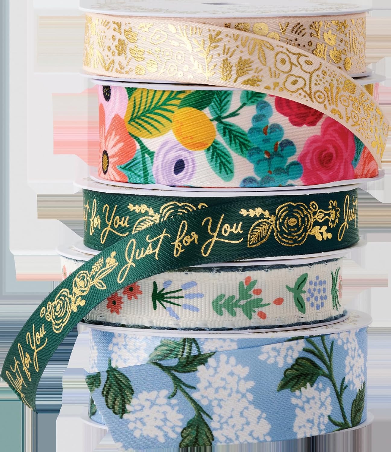 Garden Party Ribbon Set of 5