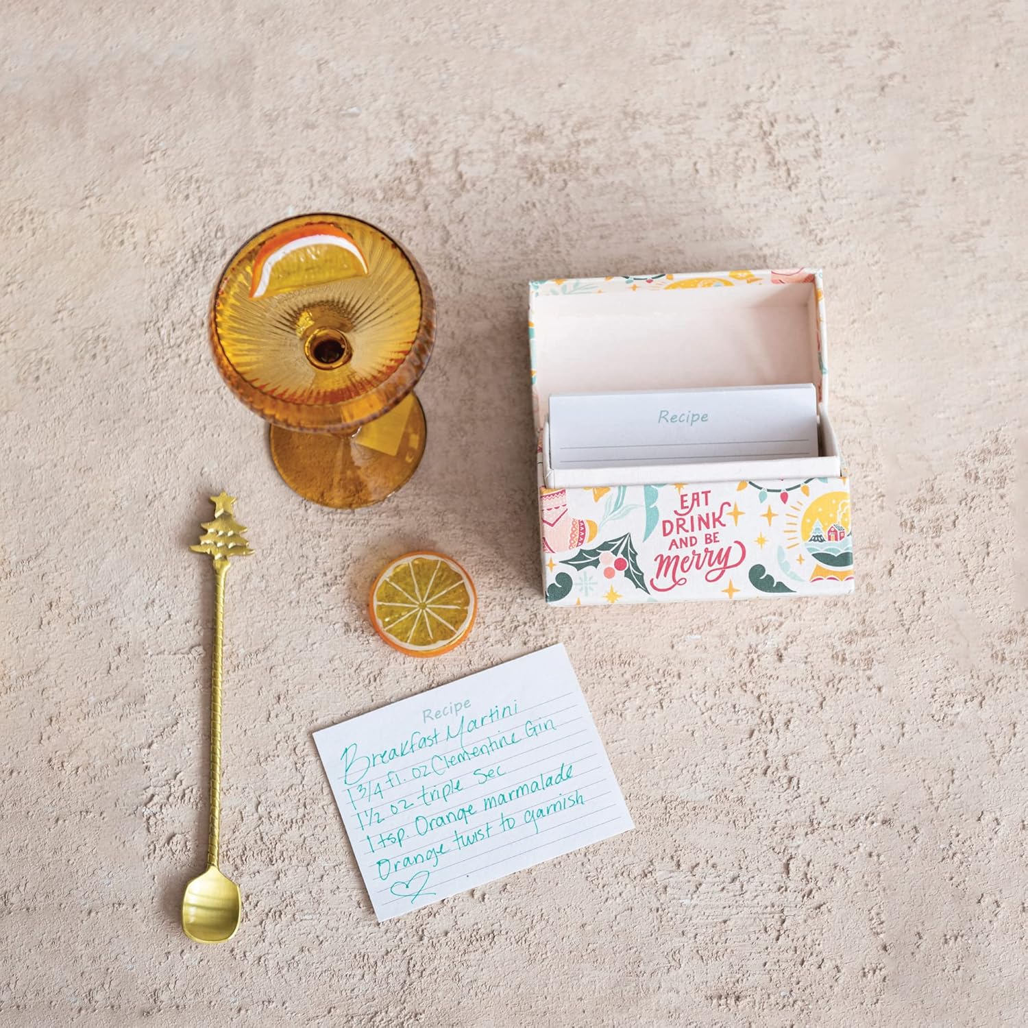 Eat, Drink, & Be Merry Recipe Box