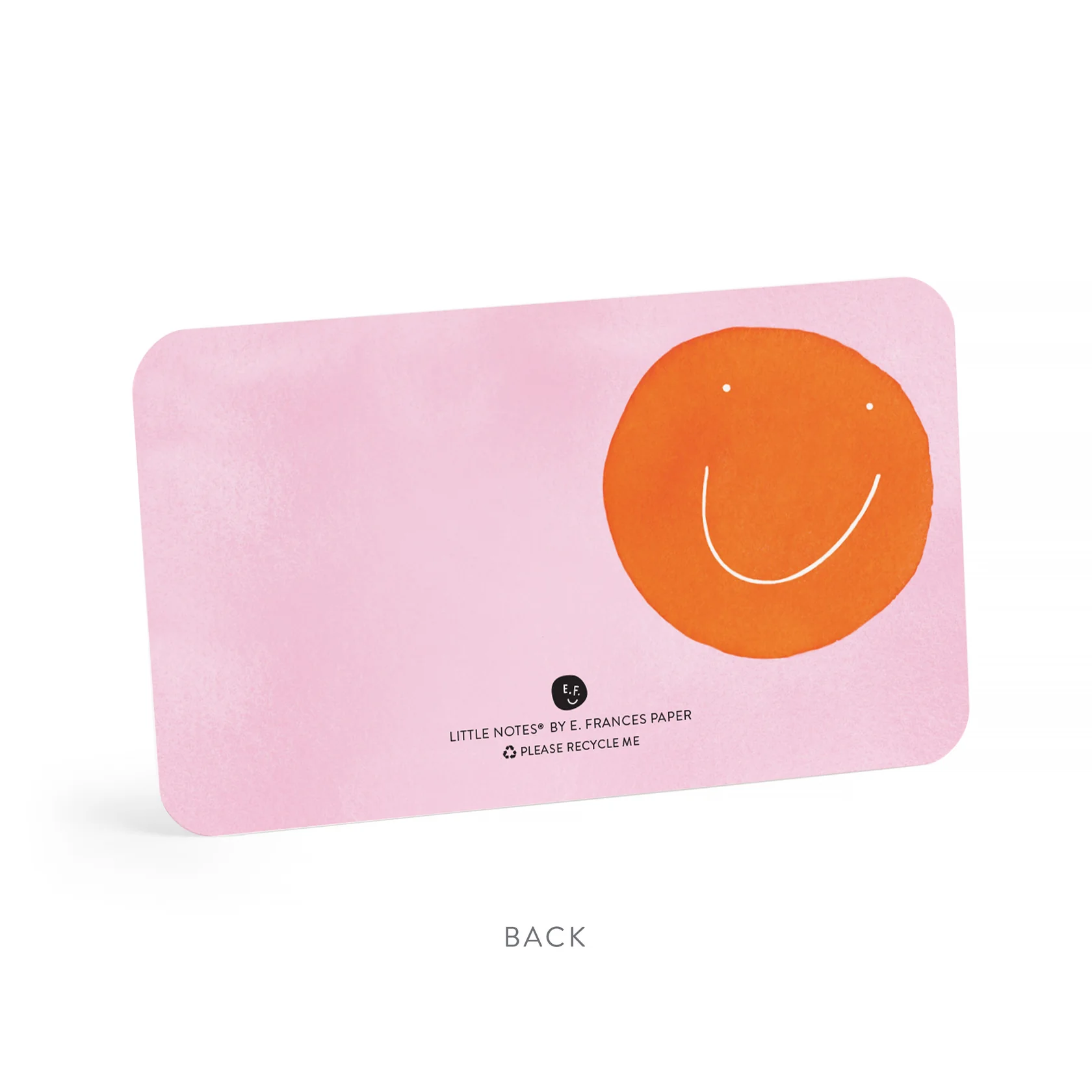 Orange Smiley Little Notes