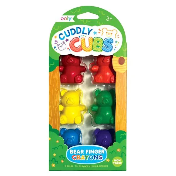 Cuddly Cubs Finger Crayons