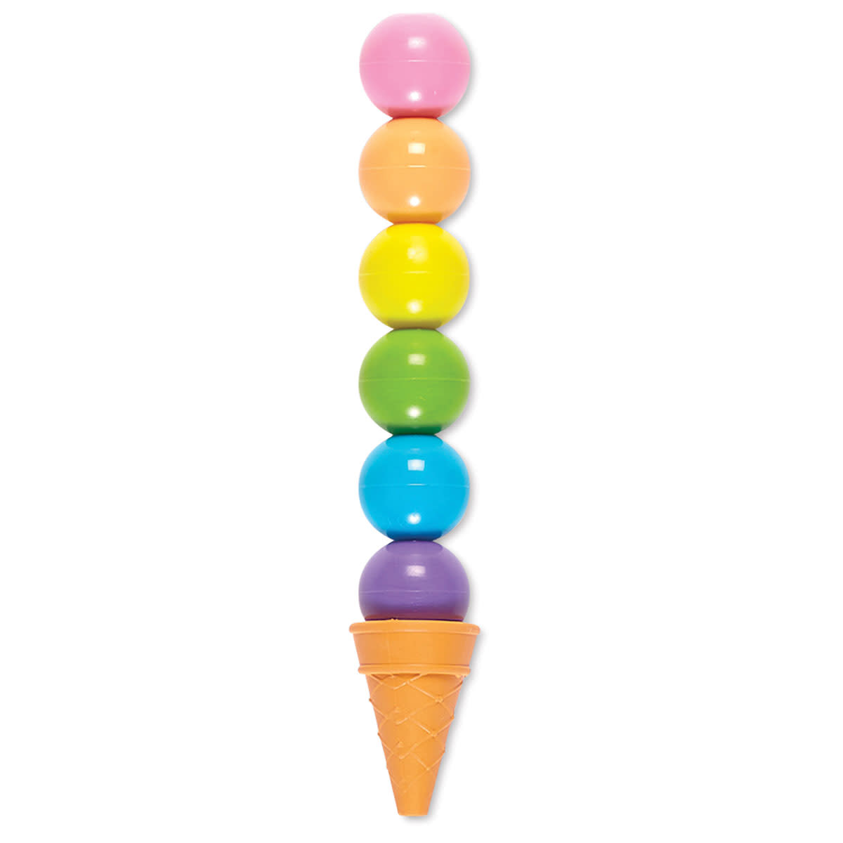 Rainbow Scoops Stacking Erasable Crayons
