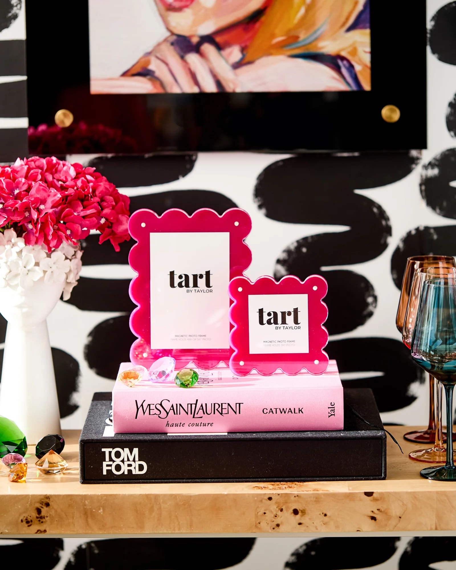 Magenta Acrylic Frame