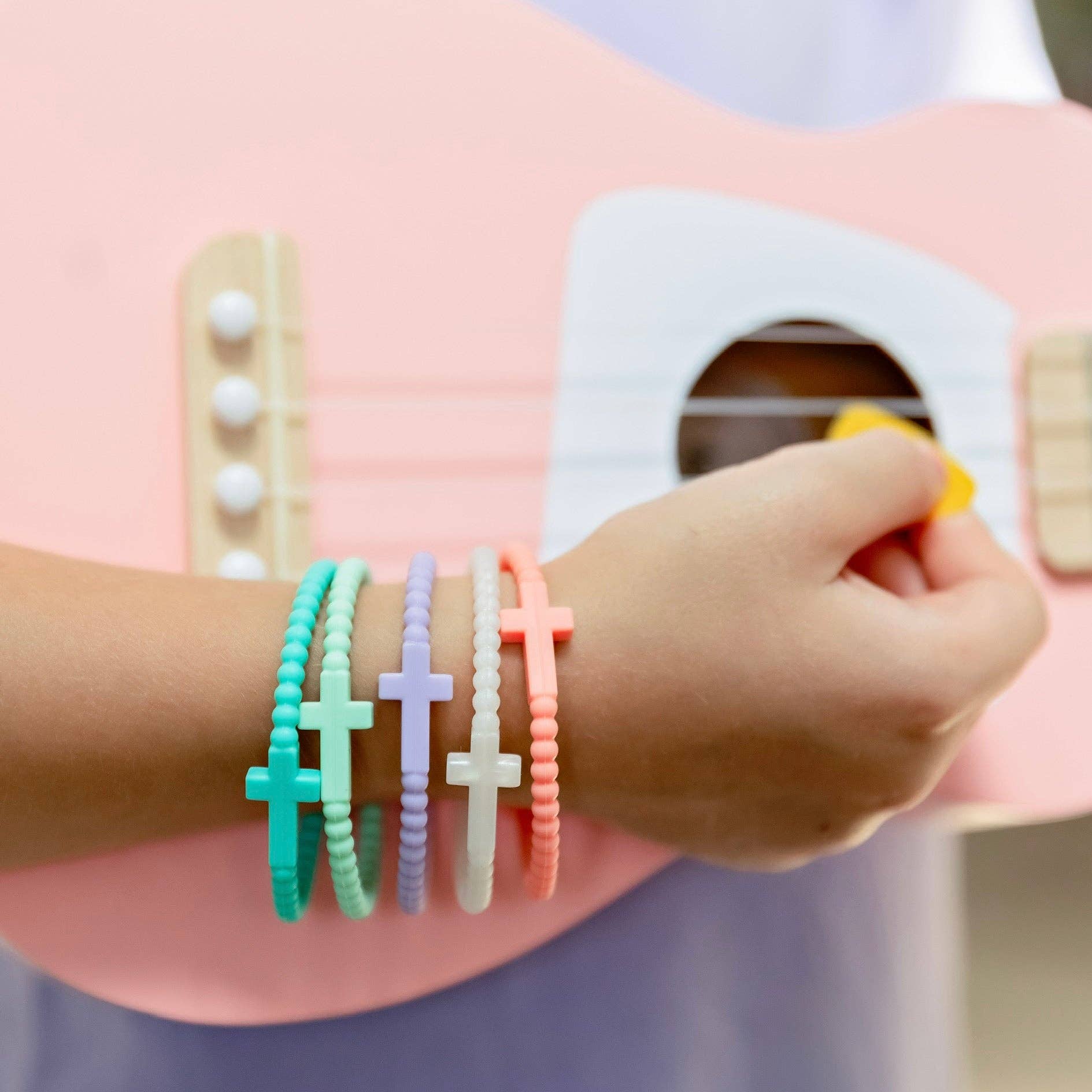 Jesus Bracelets - 5 Packs: Flicker, Medium