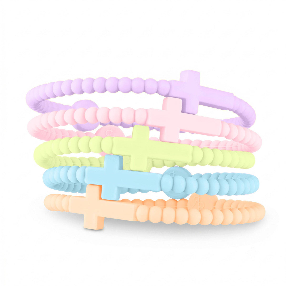 Jesus Bracelets - 5 Packs: Alloy, Medium