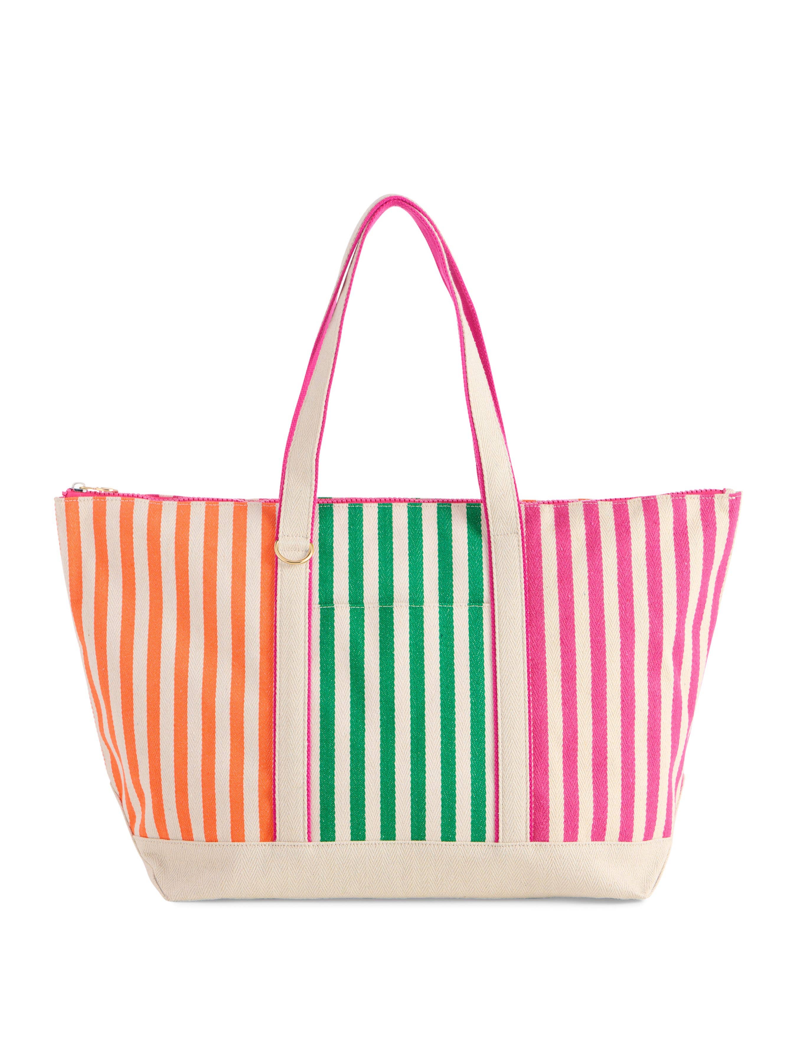 Port Stripe Tote: Multi