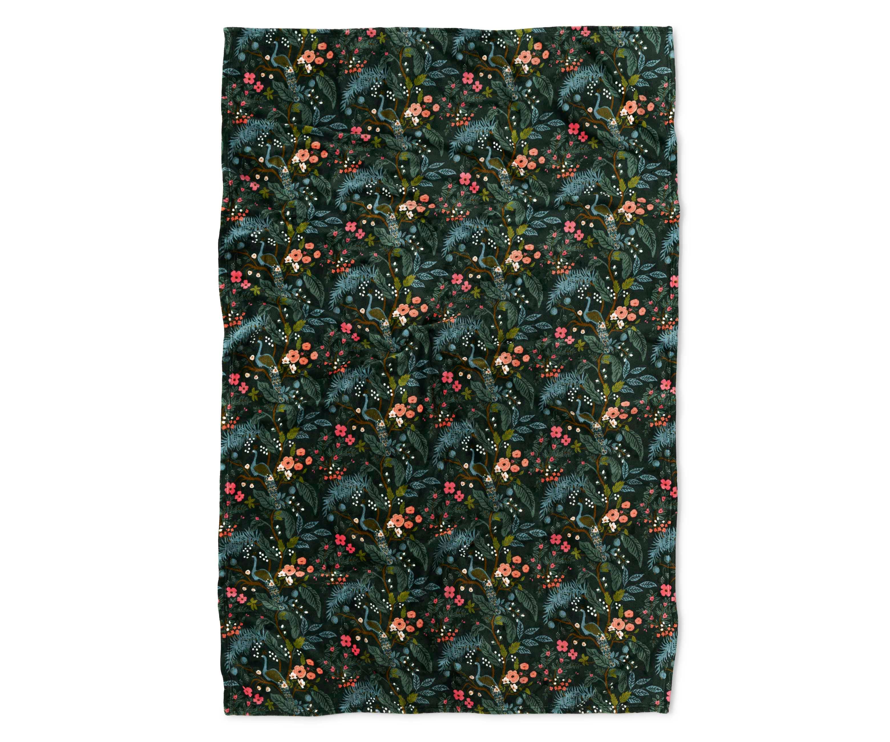 Peacock Fleece Blanket