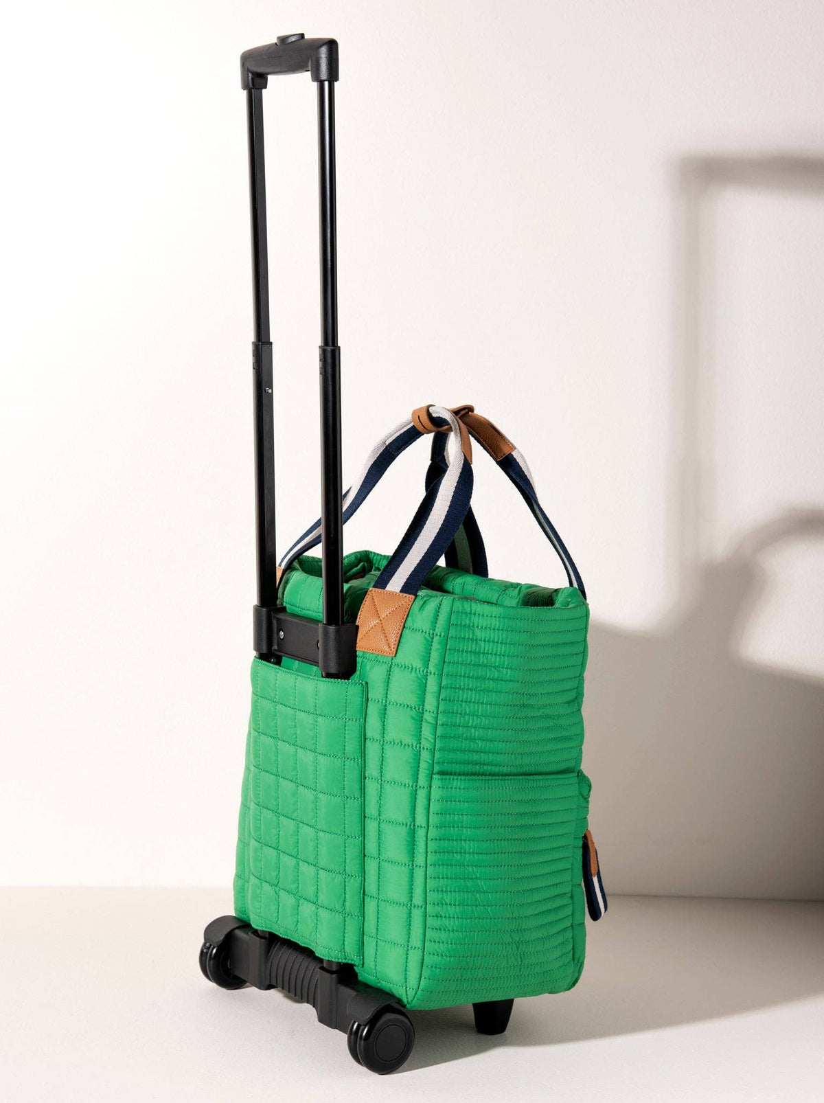 EZRA ROLLER TOTE: TAN