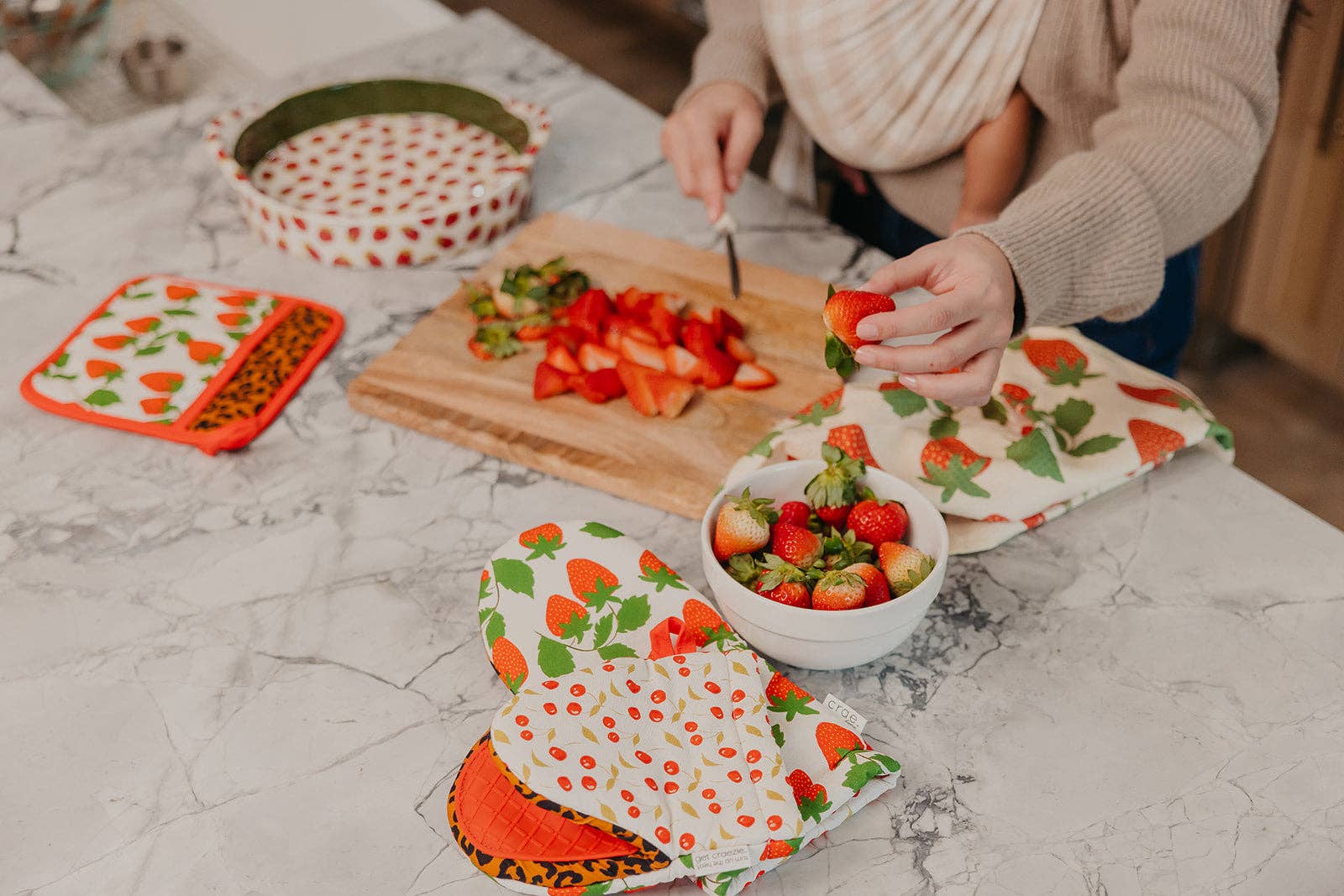 Berries and Cherries Pot Pad