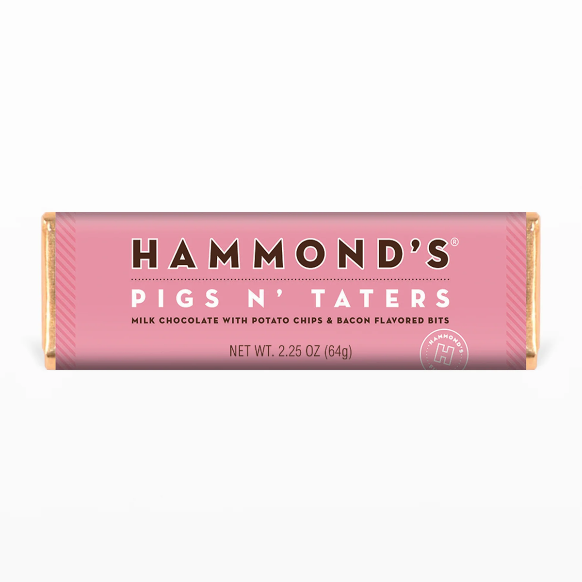 Hammond's Pigs N' Taters Milk Chocolate Bar