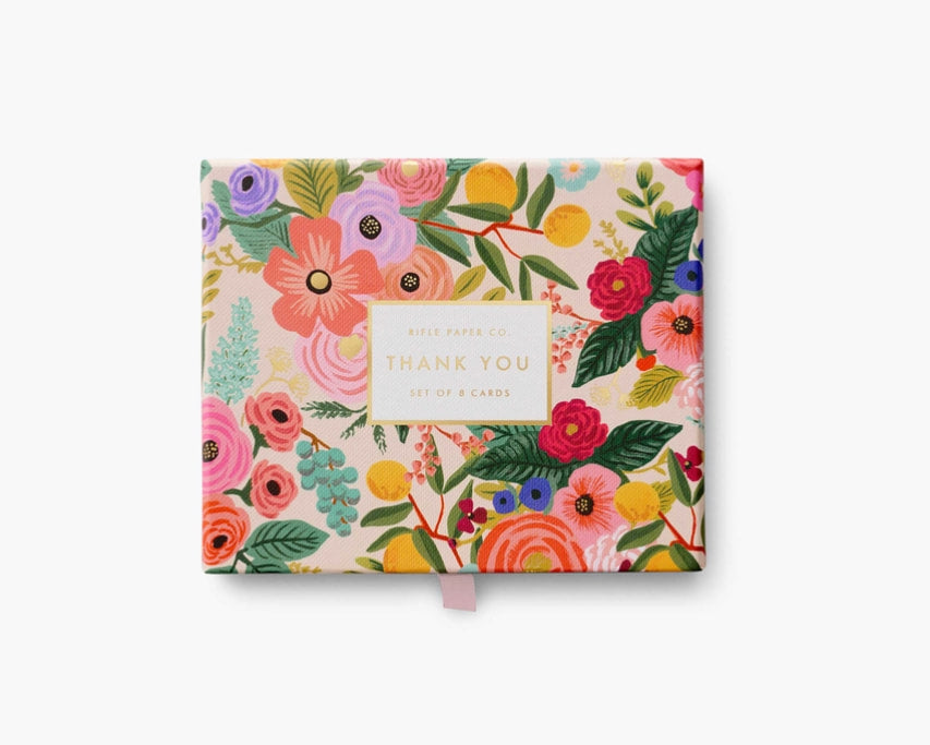 Garden Party Thank You Keepsake Card Box