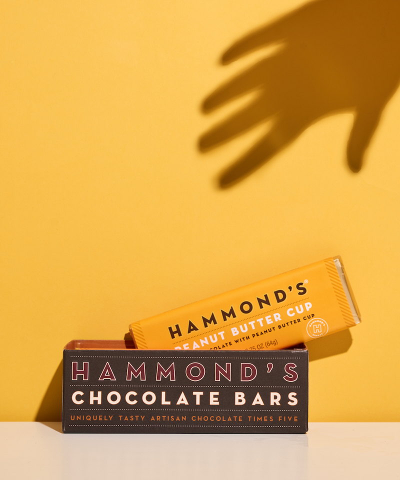 Hammond's Peanut Butter Cup Dark Chocolate Bars, 2.25 oz Each