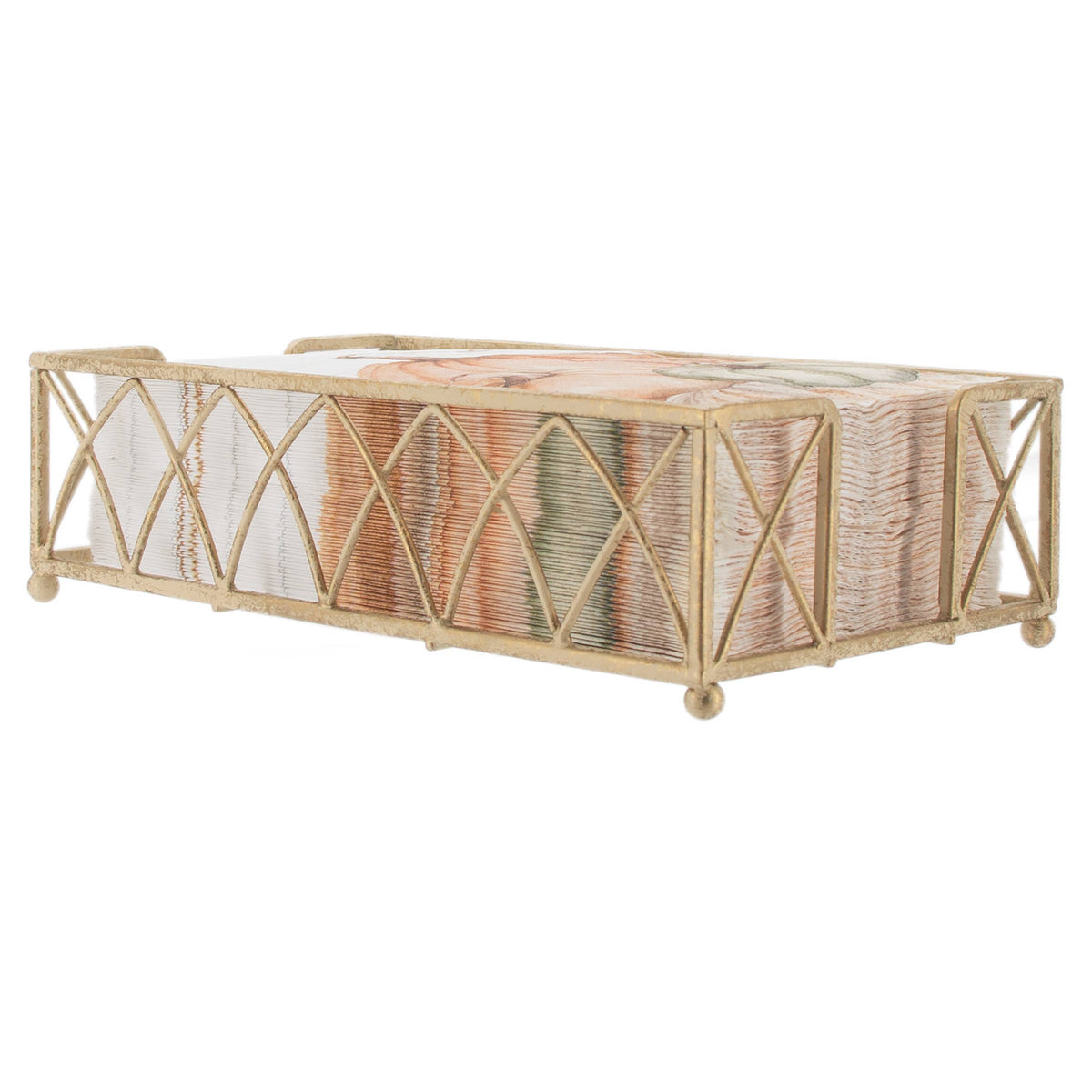 Guest Towel Metal Napkin Caddy